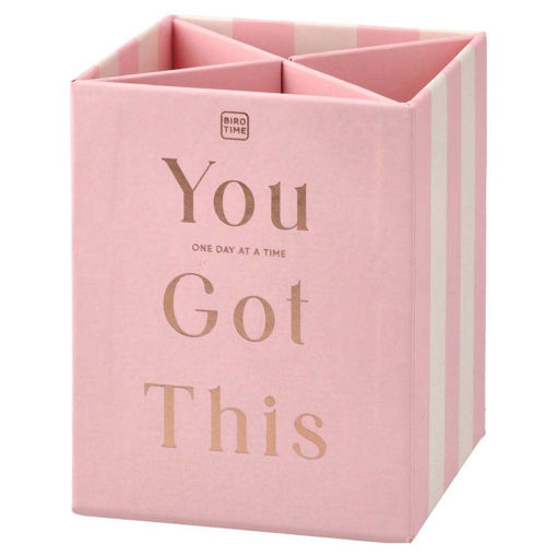Picture of PEN HOLDER BLOOM PASTEL PINK